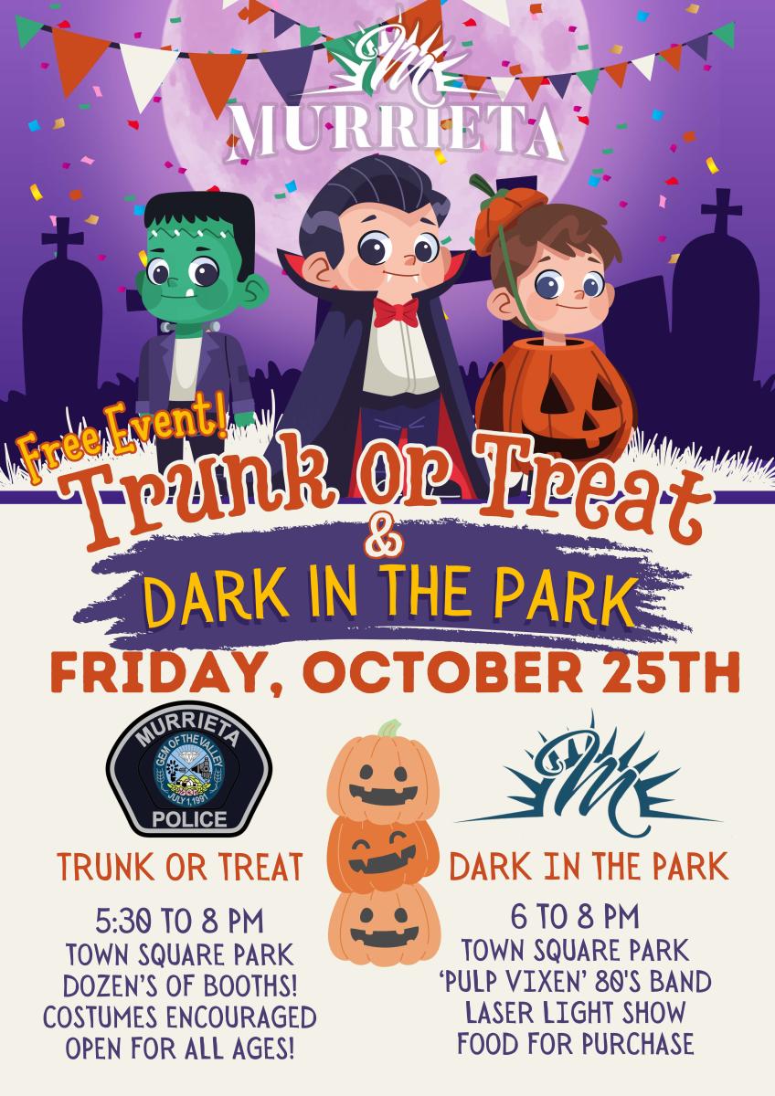 Dark in the Park 2024-(trunk or treat) cover image