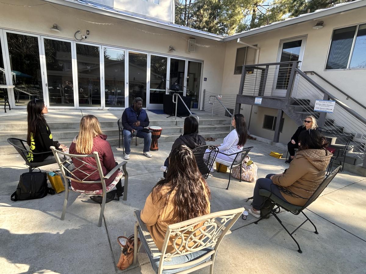 Getting into flow with a Guided Meditation Jam Session. Thanks Calm Collective Meditation!