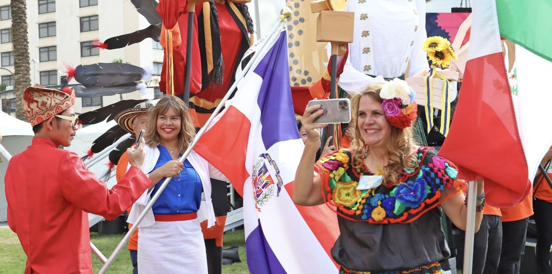 Opening Flag Procession