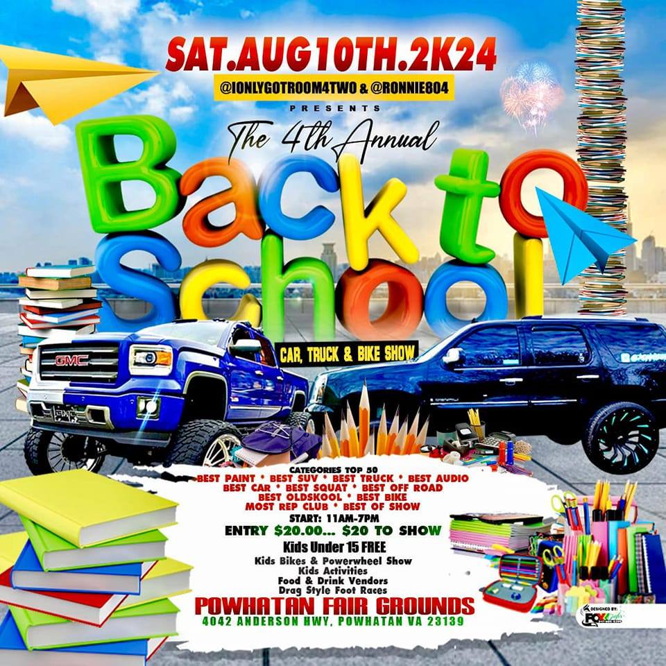 Back 2 School Car, Bike & Truck Show