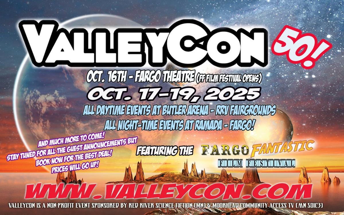 ValleyCon 50 and Fargo Fantastic Film Festival 23 cover image