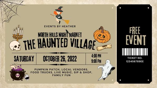 North Hills Night Market: The Haunted Village