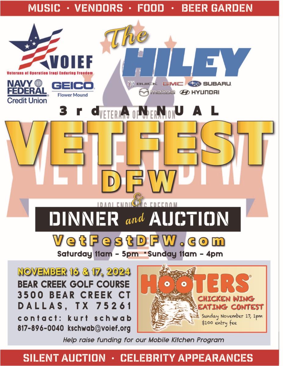 VOIEF 3rd Annual Vetfest DFW