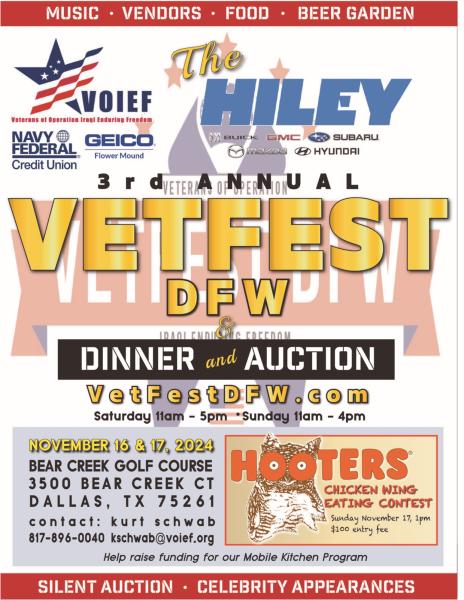 VOIEF 3rd Annual Vetfest DFW