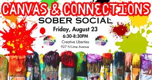 RSVP for August Sober Social cover picture