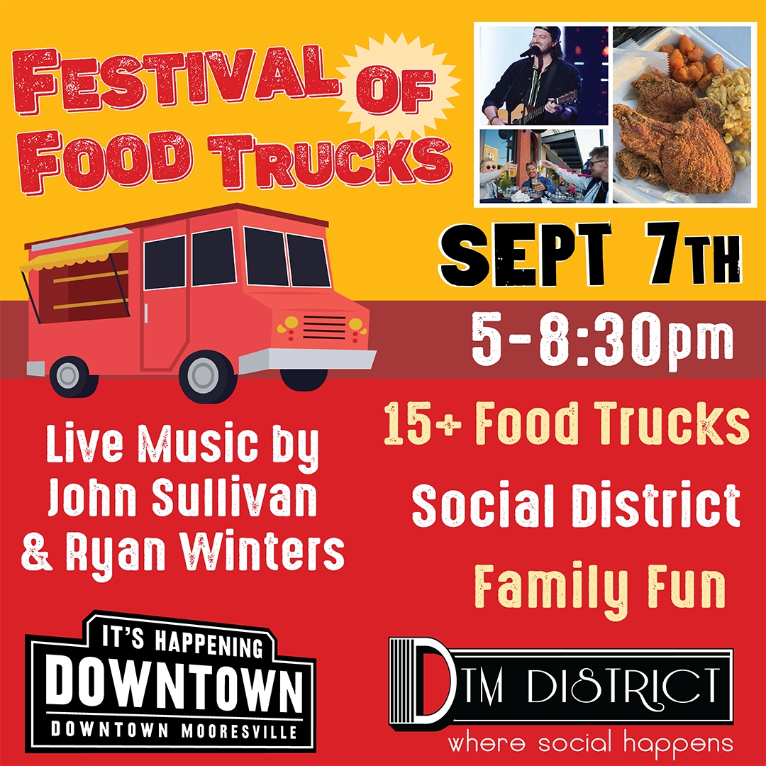 September Downtown Mooresville Festival Of Food Trucks cover image