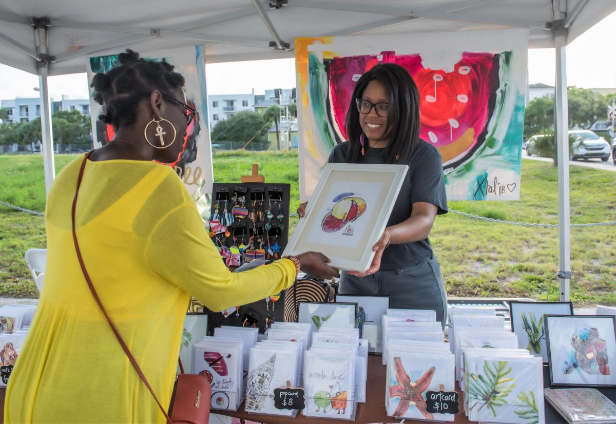 Crystal Bacchus Artist Tent