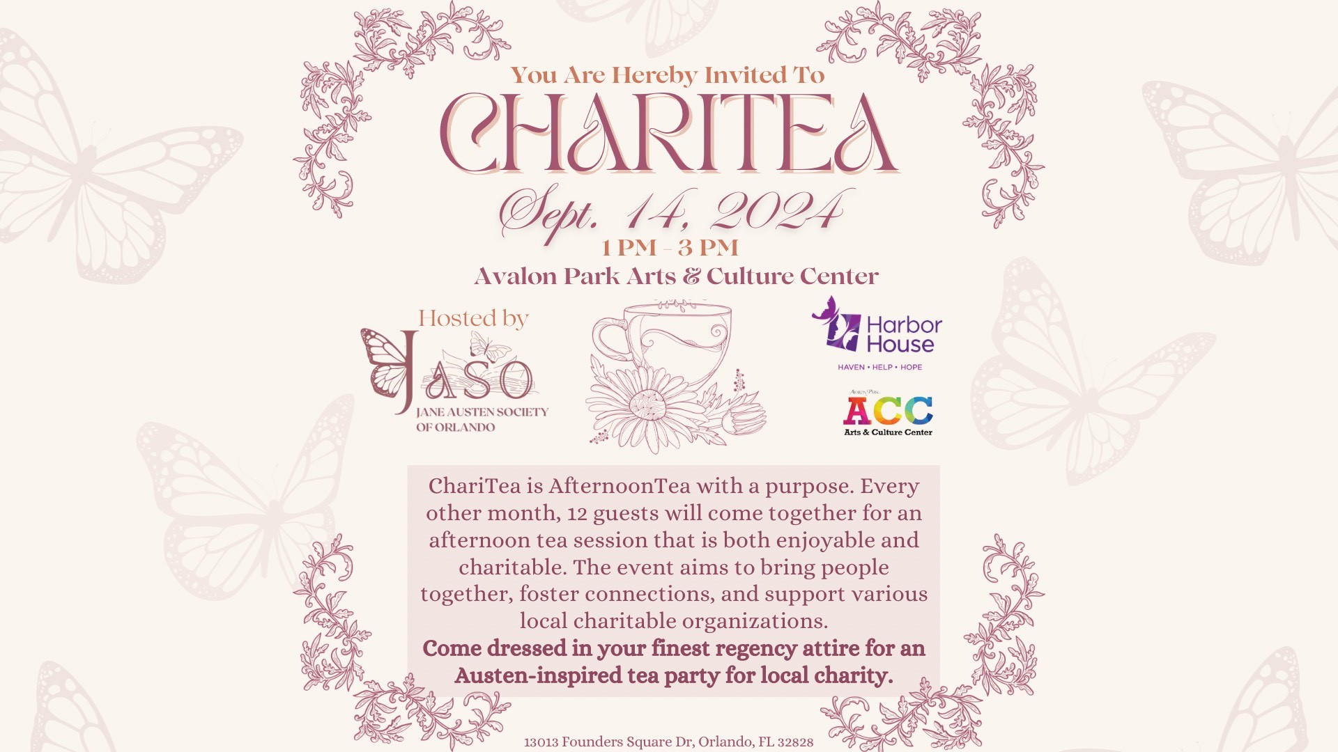 ChariTea - Benefitting: Harbor House