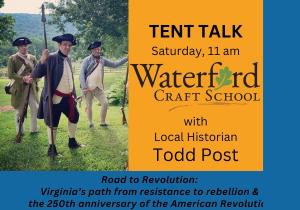 Saturday TENT TALK (11 am): Road to Revolution cover picture