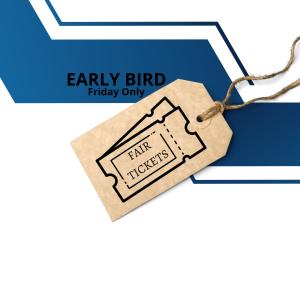 Friday  EARLY BIRD Ticket (9am entry) cover picture