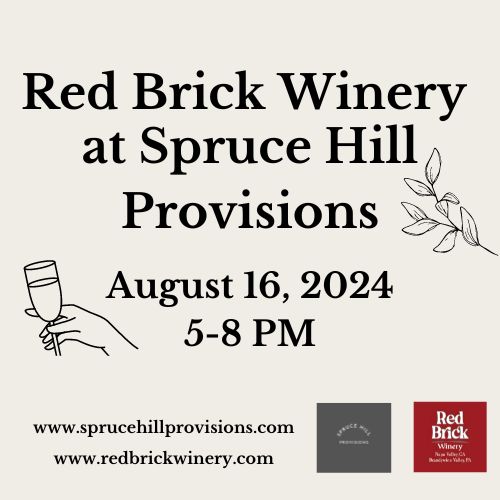 Red Brick Winery at Spruce Hill Provisions cover image