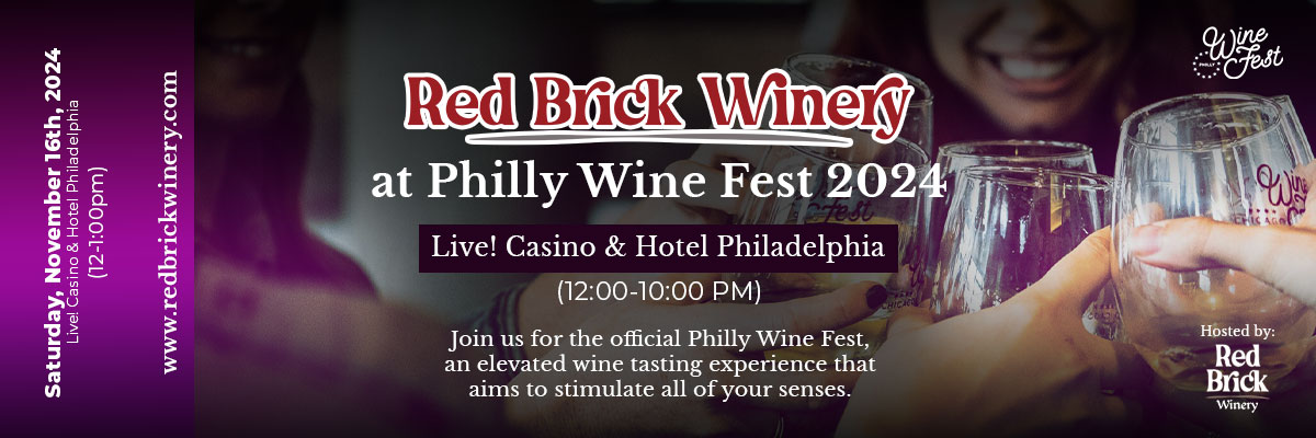 Red Brick Winery at Philly Wine Fest 2024