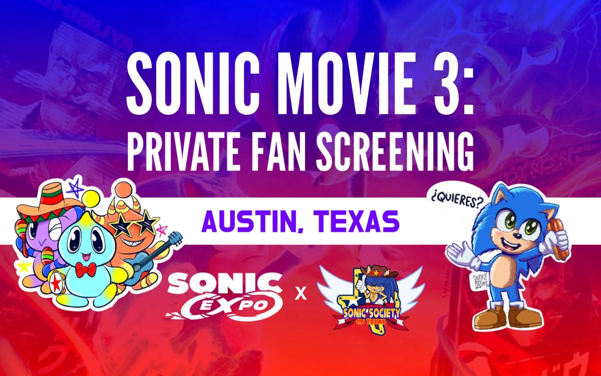 Sonic Movie 3: Private Fan Screening in Austin