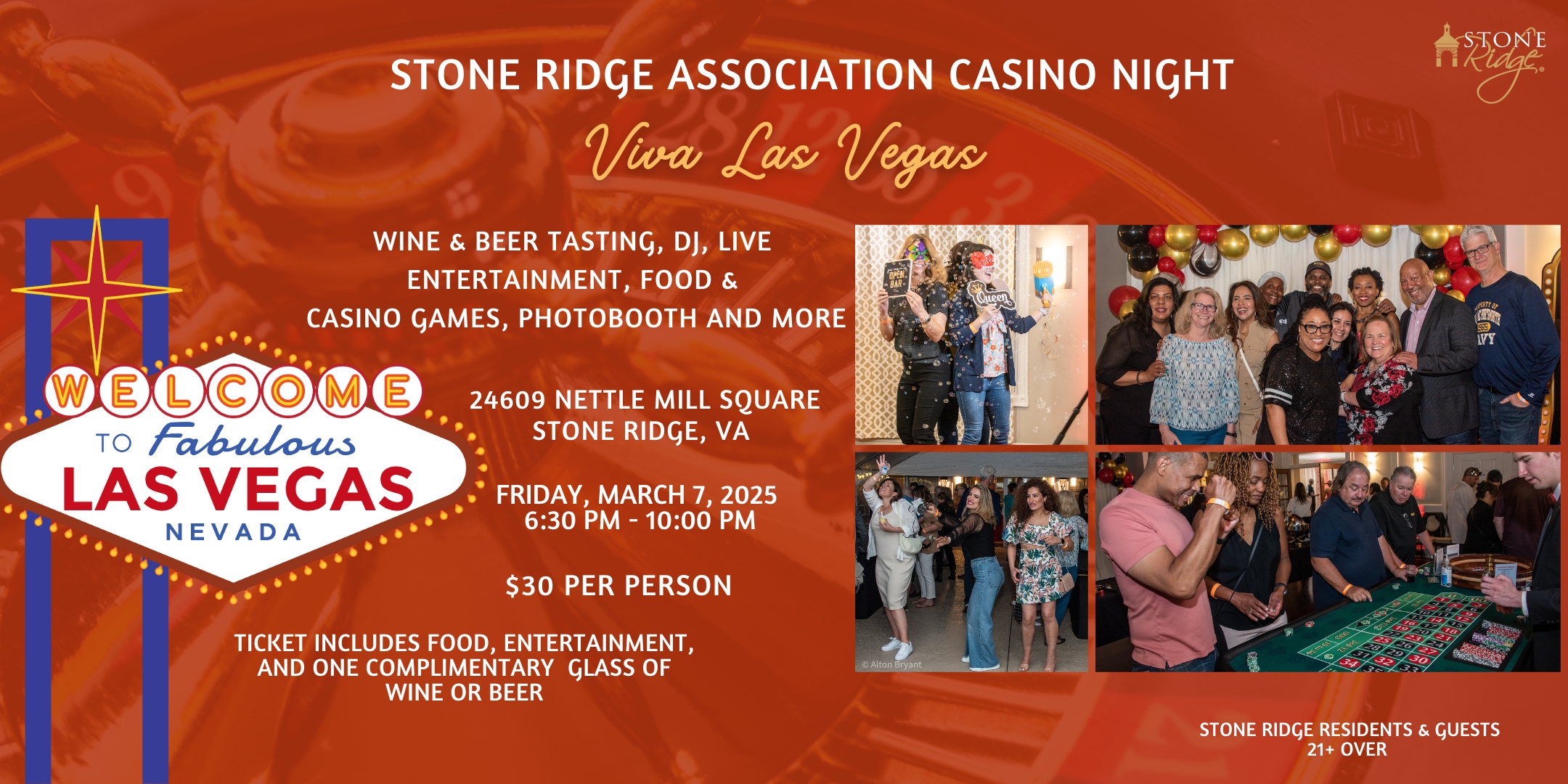 Stone Ridge - Viva Las Vegas Casino Night