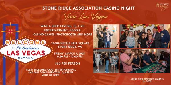 Stone Ridge - Viva Las Vegas Casino Night