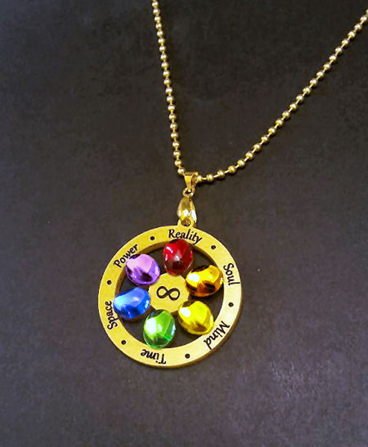 infinity stones pendant