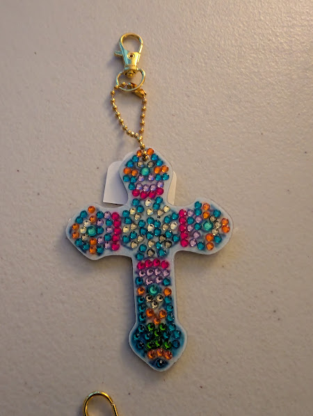 Diamond Art Cross Key Chains picture