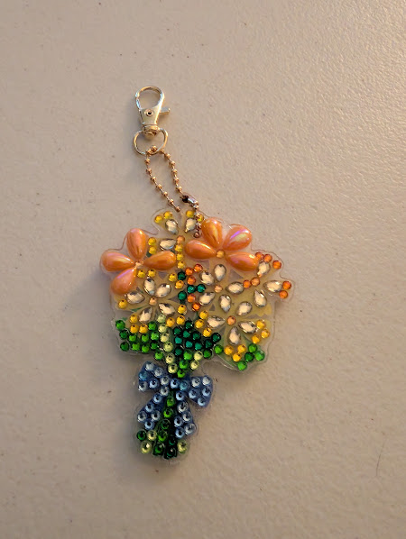 Diamond Art Flower Key Chains picture