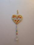 Heart Shaped Diamond Art Sun Catcher