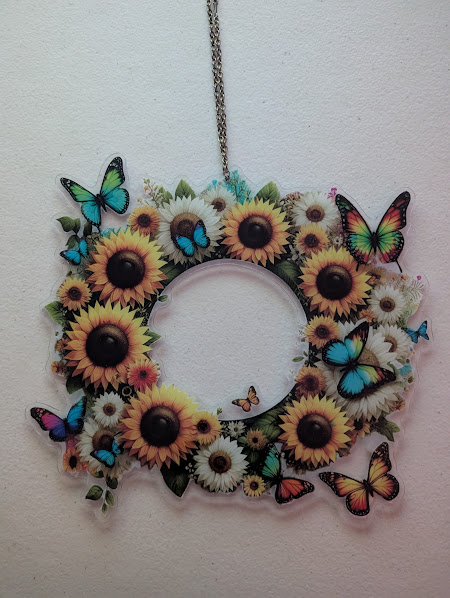 Sunflower Diamond Art Hanging Pendant picture