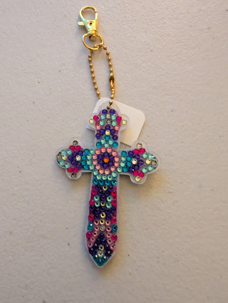 Diamond Art Cross Key Chains picture