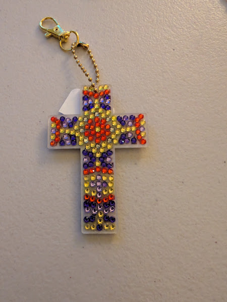 Diamond Art Cross Key Chains picture