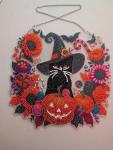 Halloween Black Cat Diamond Art Hanging Pendant