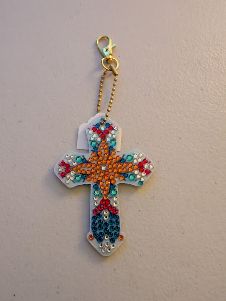 Diamond Art Cross Key Chains picture