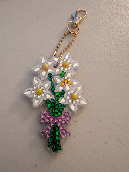 Diamond Art Flower Key Chains picture