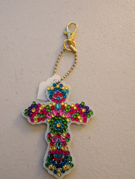 Diamond Art Cross Key Chains picture