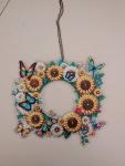 Sunflower Diamond Art Hanging Pendant