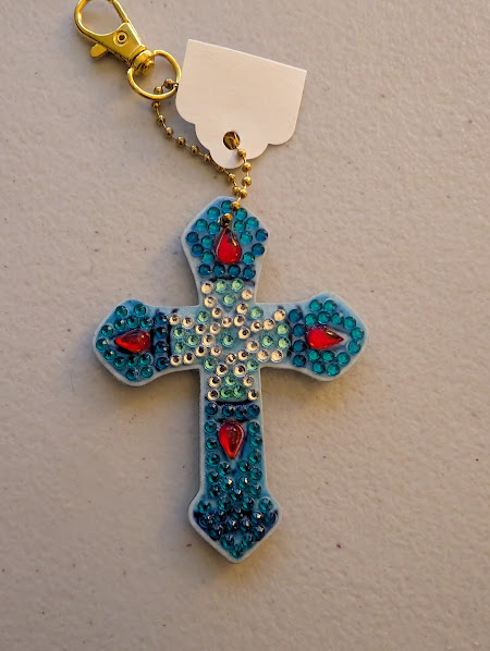 Diamond Art Cross Key Chains picture