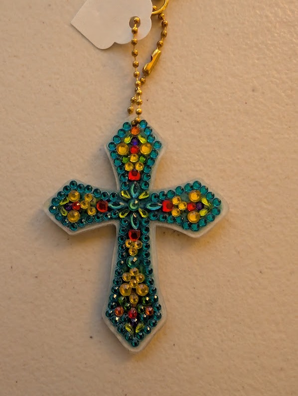 Diamond Art Cross Key Chains picture