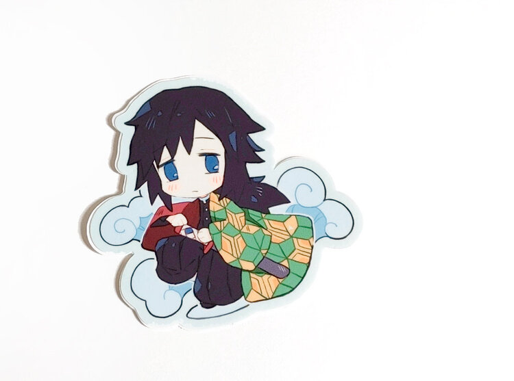 Kimetsu no Yaiba - Giyuu High Quality Vinyl Sticker - Eventeny