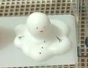 Epoxy resin melted snowmen