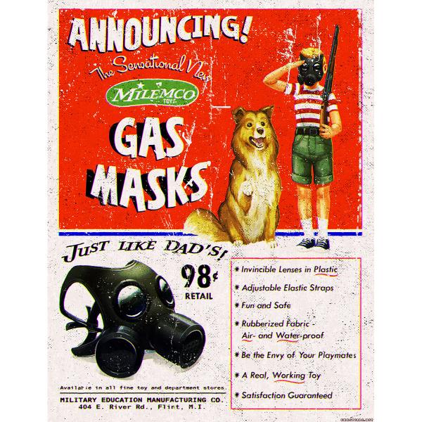 Atomic Ads - Gas Masks