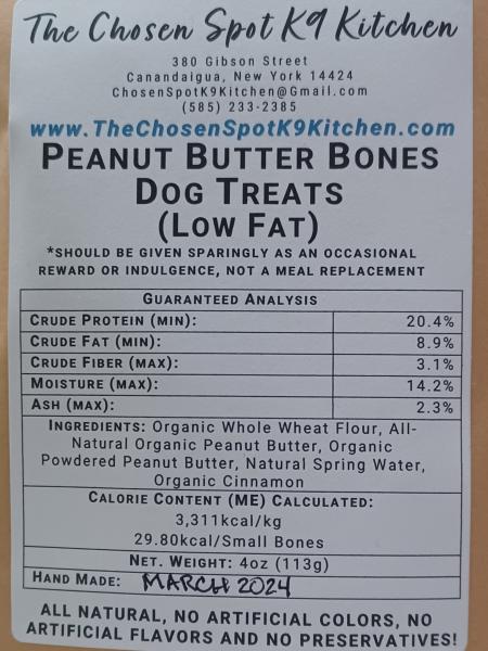 Peanut Butter Bone Dog Treats picture