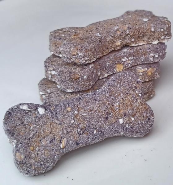 Blueberry + Oat Bone Organic Dog Treats picture