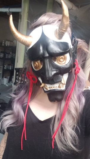 Traditional Style Oni Hannya Face Mask picture