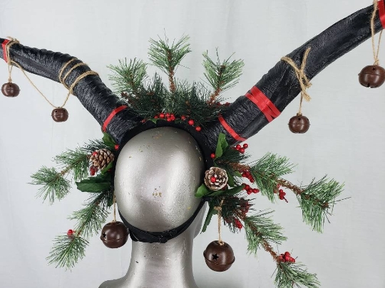 Krampus Winter themed Headdress picture