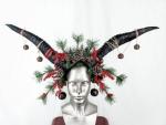 Krampus Winter themed Headdress