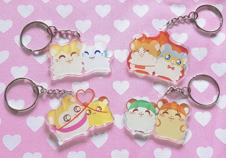 Hamtaro Acrylic Charms