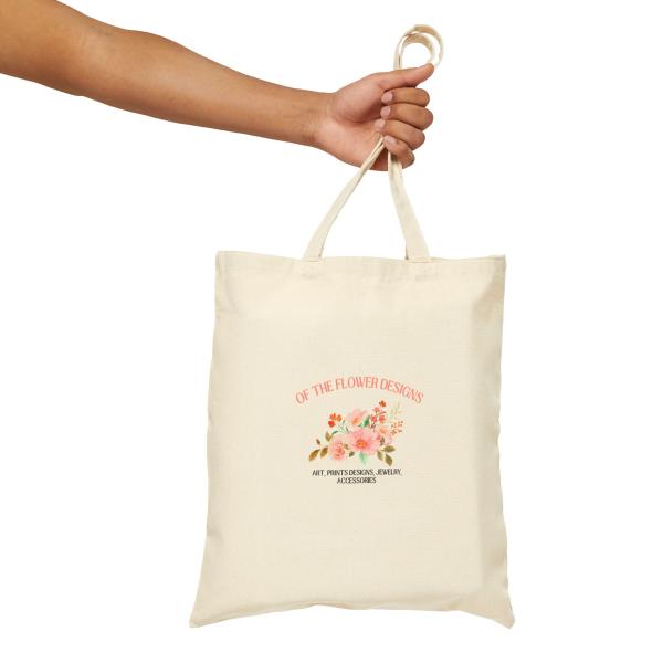 Of The Flower Designs Logo Tote Bag picture