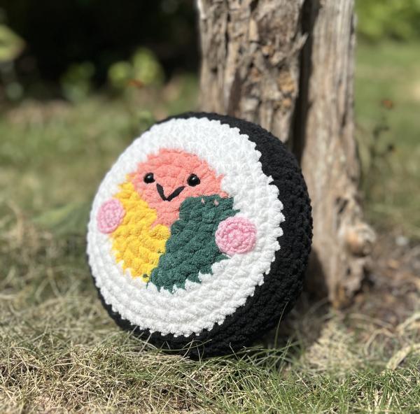 Crochet Amigurumi Giant Sushi Roll picture