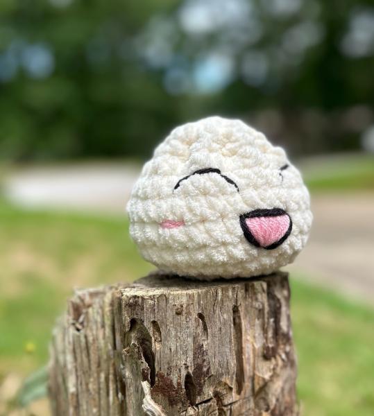 Crochet Amigurumi Happy Steam Bun Plush picture