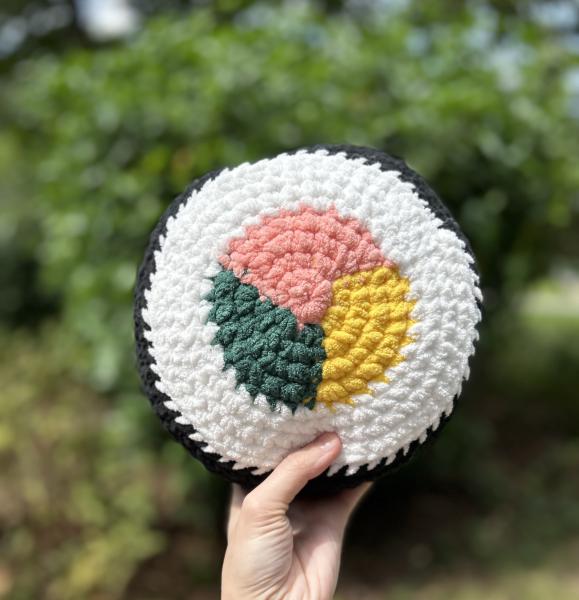 Crochet Amigurumi Giant Sushi Roll picture