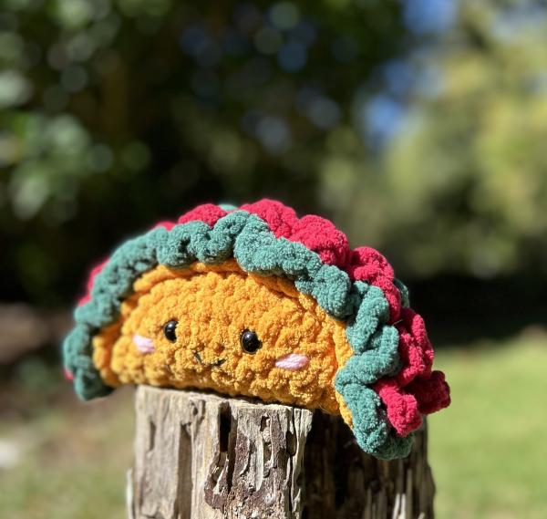 Crochet Amigurumi Taco Plush picture