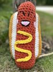 Crochet Amigurumi Large Hot Dog Plush