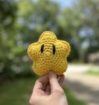 Crochet Amigurumi Gold Star Plush