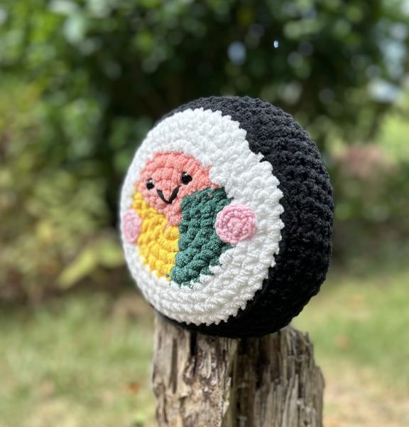 Crochet Amigurumi Giant Sushi Roll picture